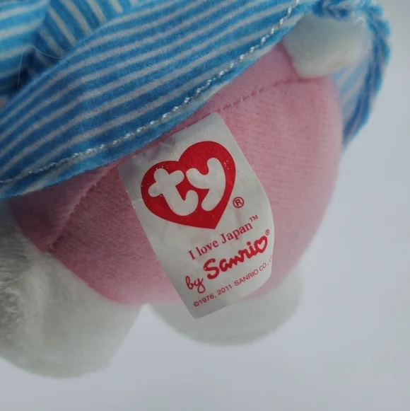 Hello Kitty I Love Japan Red Cross Nurse Plush Sanrio TY - Picture 9 of 9